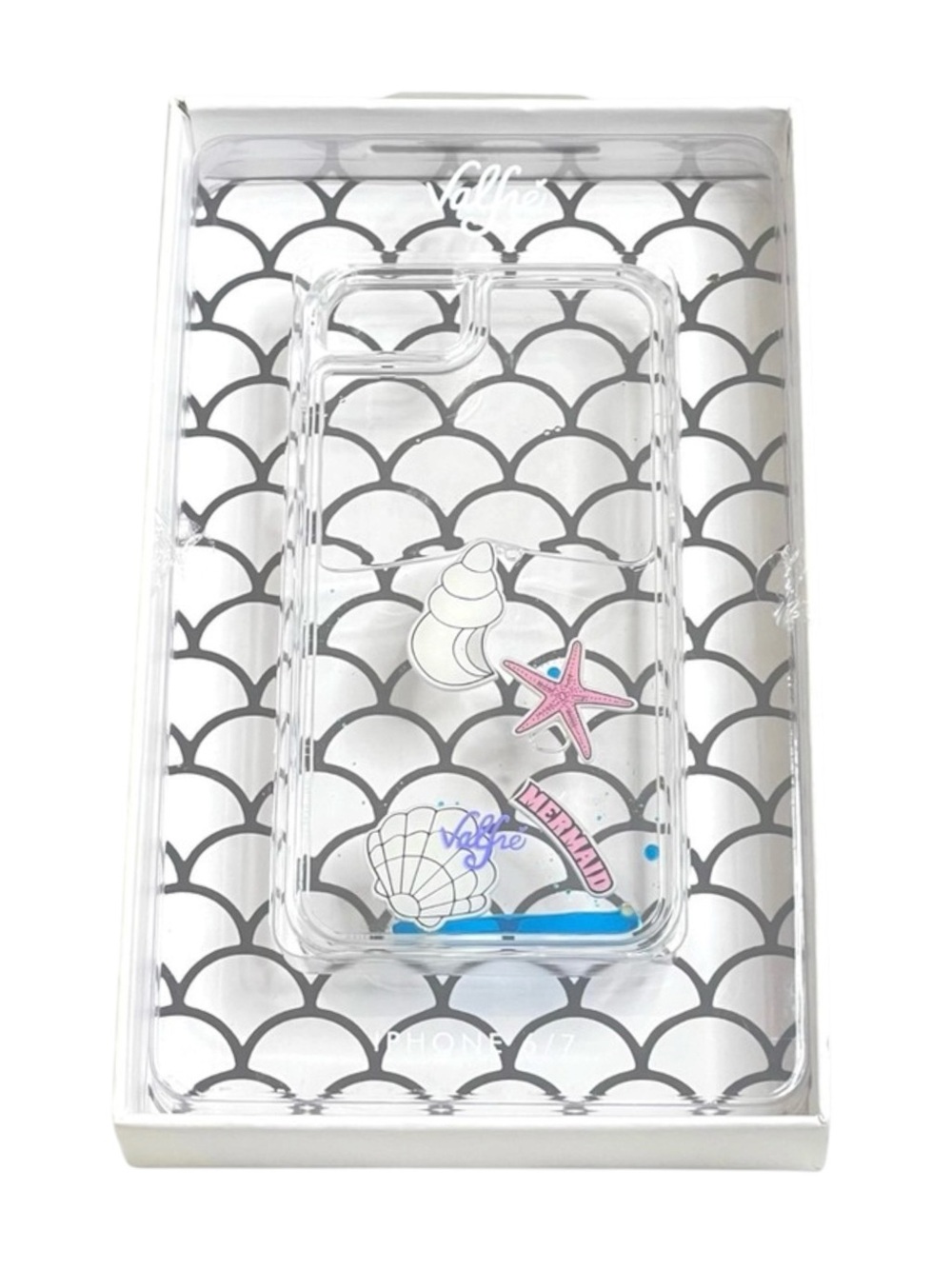 new Valfre Shell Yeah Mermaid Floating Charms Phone Case iPhone 6 7 - Picture 8 of 16